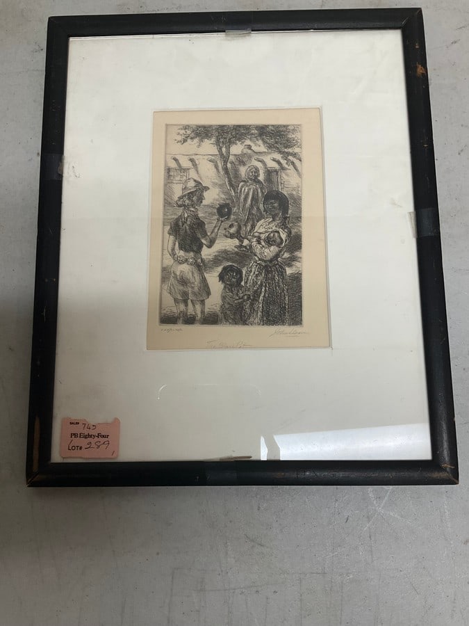 The Blackpot etching print(11in.x13.25in.): The Blackpot etching print(11in.x13.25in.)