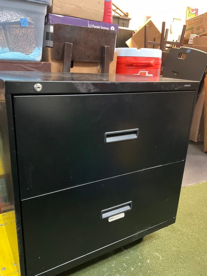 2-drawer metal file cabinet(30in.x19in.x28in.) (1 of 1)