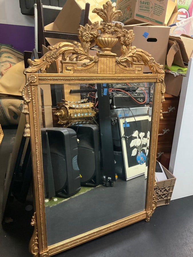 Decorative framed mirror(36in.x57.5in.) (1 of 1)