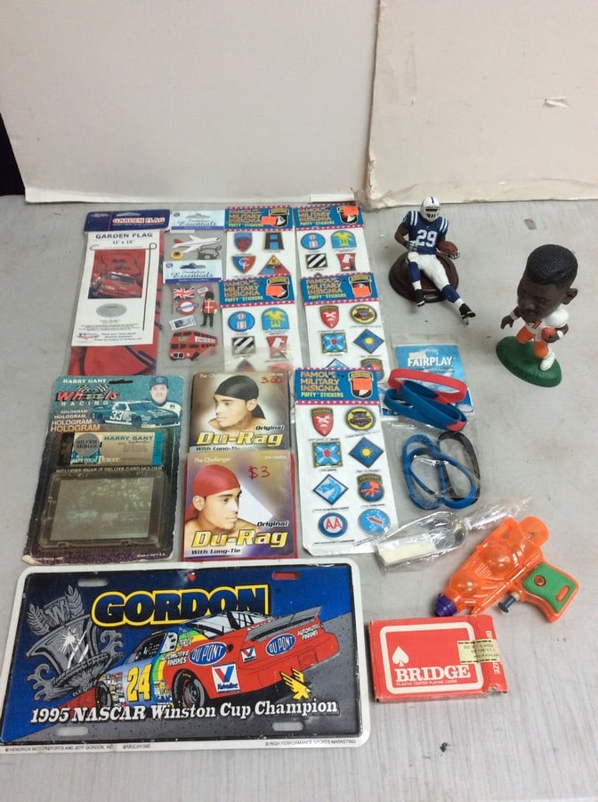 Vintage Airborne military insignia puffy stickers, racing garden flag(11in.x15in.), du-rags, sports: Vintage Airborne military insignia puffy stickers, racing garden flag(11in.x15in.), du-rags, sports statues, and more