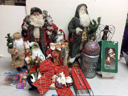 Decorative statues(26.5in.tall), wall decor, santa PEZ dispenser, and more: Decorative statues(26.5in.tall), wall decor, santa PEZ dispenser, and more