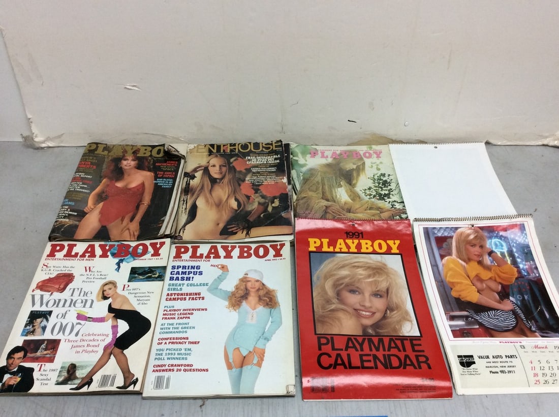 Vintage Playboy/Penthouse magazines/calendars (1 of 1)