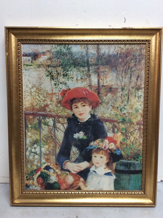 Framed artwork print signed Lenoir(22.5in.x27in.) (1 of 1)