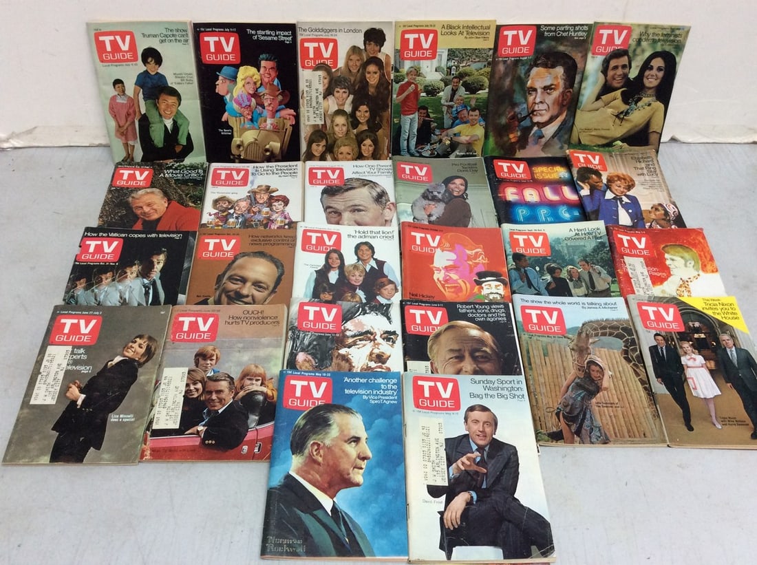 Vintage 1970 TV guides: Vintage 1970 TV guides