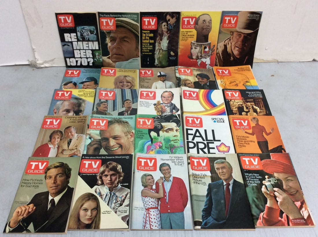 Vintage 1971 TV guides: Vintage 1971 TV guides