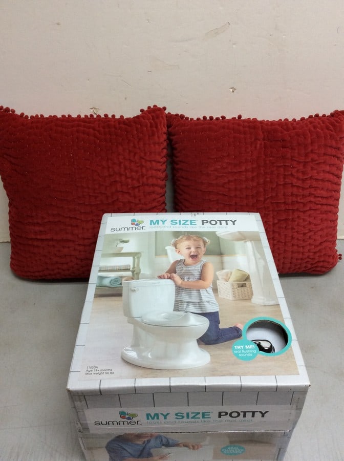 Summer my size training potty and Opalhouse decorative pillows (1 of 1)