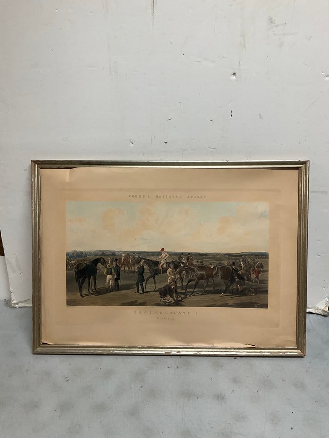 Tores’s National Sports vintage horse racing artwork framed(24in.x33.5in.) (1 of 1)