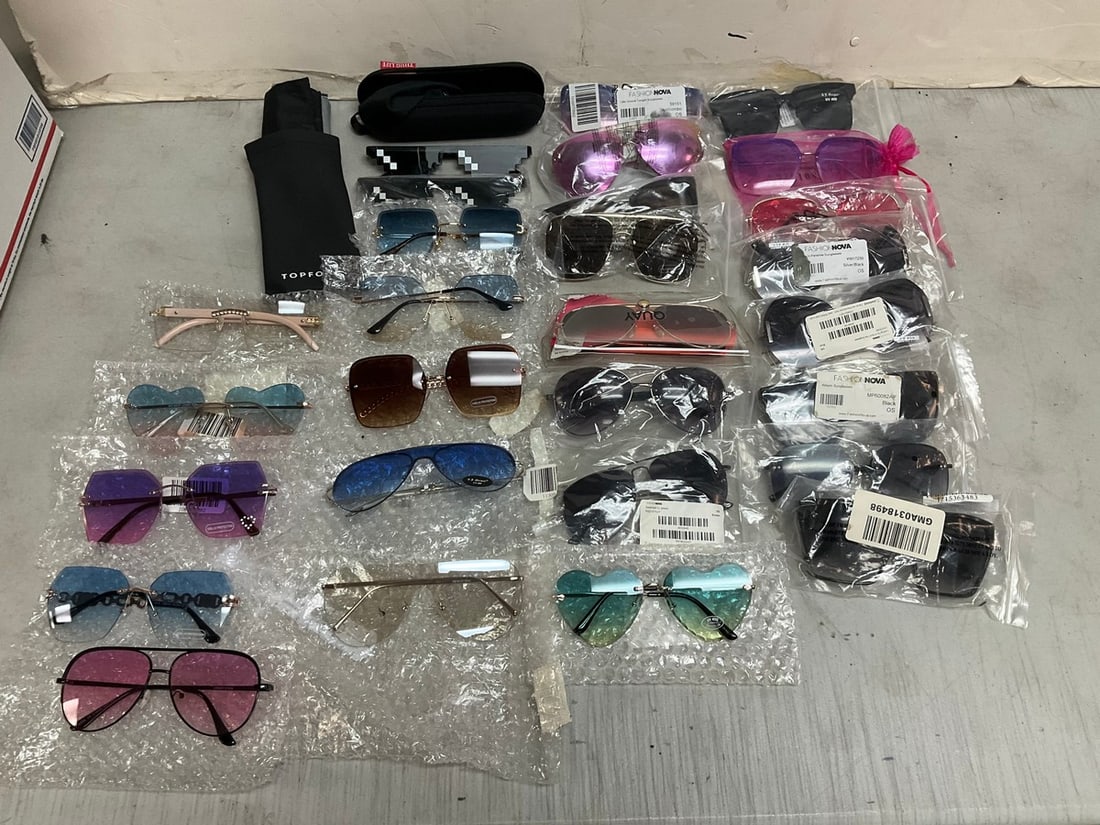Various sunglasses(mostly Fashionnova): Various sunglasses(mostly Fashionnova)