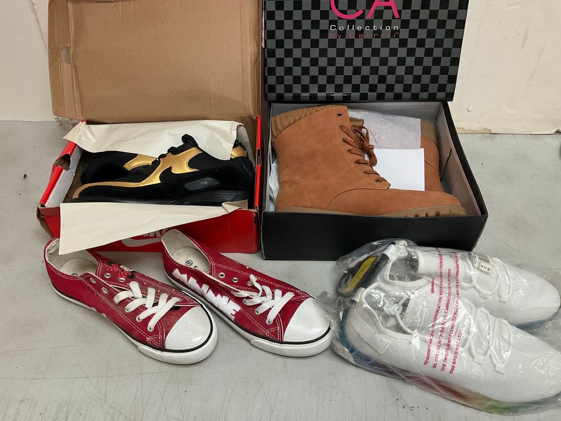 Various sneakers and CA collection boots: Various sneakers and CA collection boots