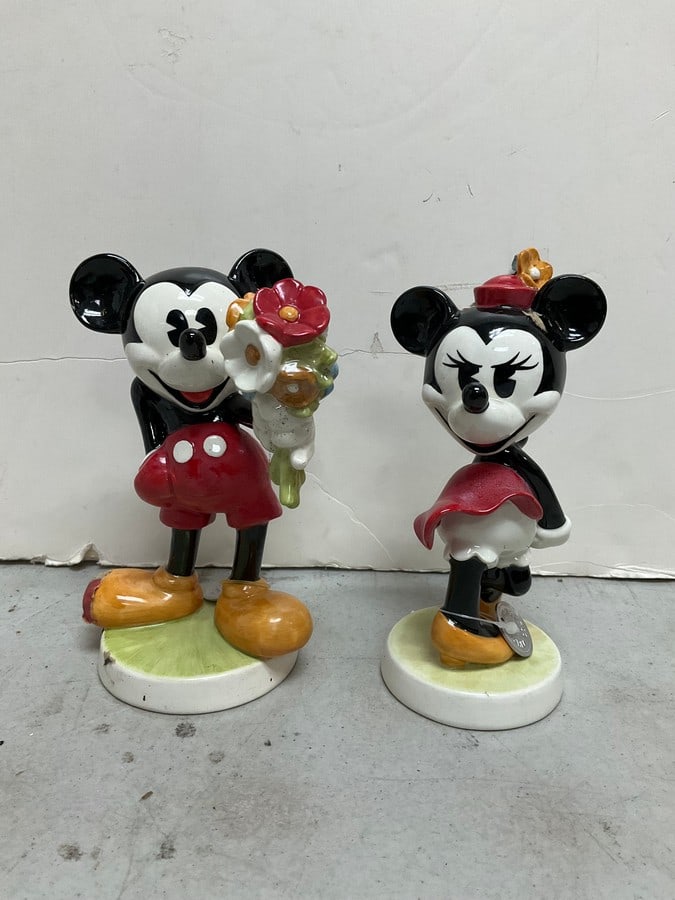 Walt Disney Goebel ceramics(Mickey and Minnie): Walt Disney Goebel ceramics(Mickey and Minnie)
