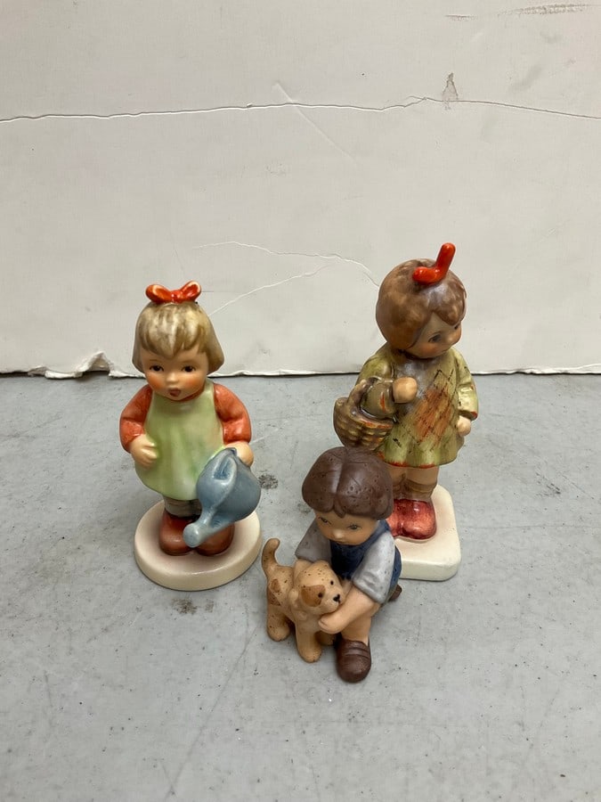 Goebel ceramic statues(tallest 4in.) (1 of 1)