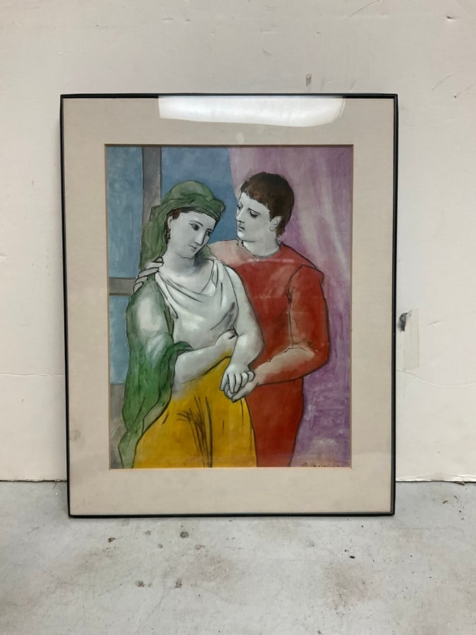 Pablo Picasso  “The Lovers?? framed print(11in.x14in.) (1 of 1)