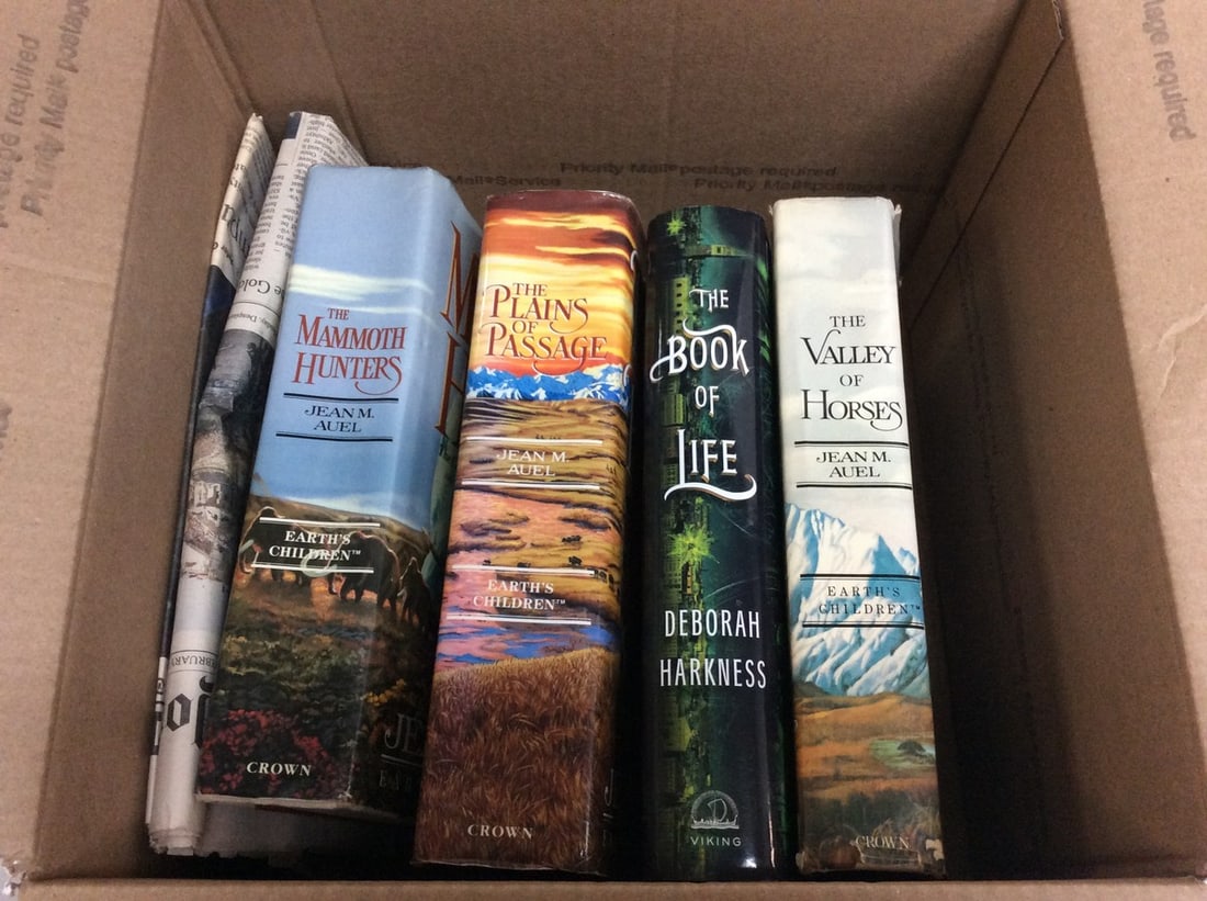 Vintage books(The Mammoth Hunters, The Plains of Passage, The Valley of Horses, and The Book of (1 of 1)