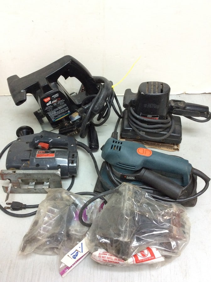 Various sanding tools, all saw (model:3700), and Skil standard duty jigsaw(model:497) (1 of 1)