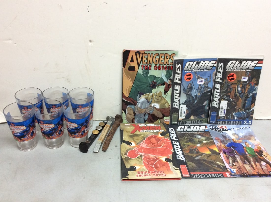 Las Vegas Glasses(6 in), Battle Files GiJoe Magazines and more: Las Vegas Glasses(6 in), Battle Files GiJoe Magazines and more