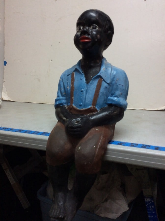 Cement statue(about 26.5in.tall) (1 of 1)