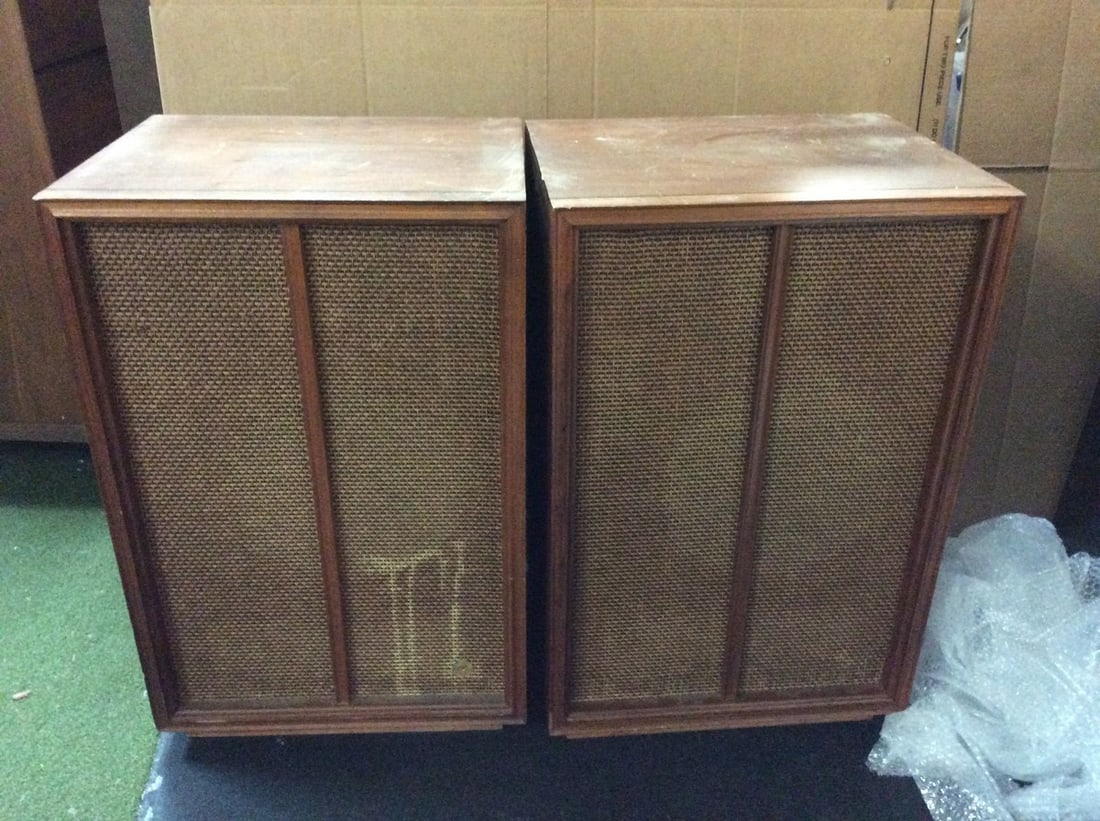 Vintage Mid Century electro voice marquis speakers pair (29.5in.x19in.x15.25in.) (1 of 1)