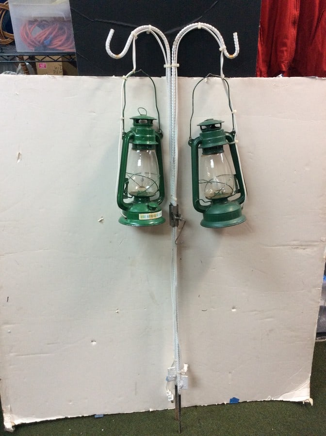 Kerosene lamps with stands(about 52in.tall): Kerosene lamps with stands(about 52in.tall)