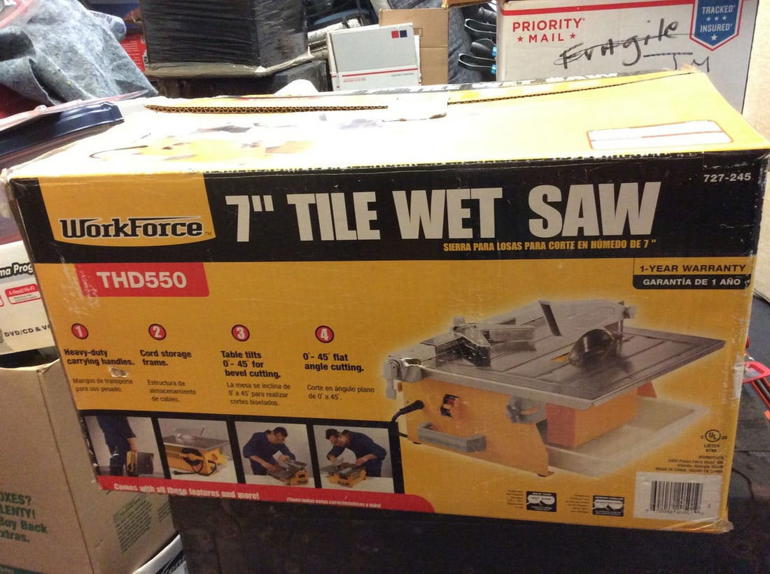 Workforce 7'' Tile Wet Saw (1 of 1)