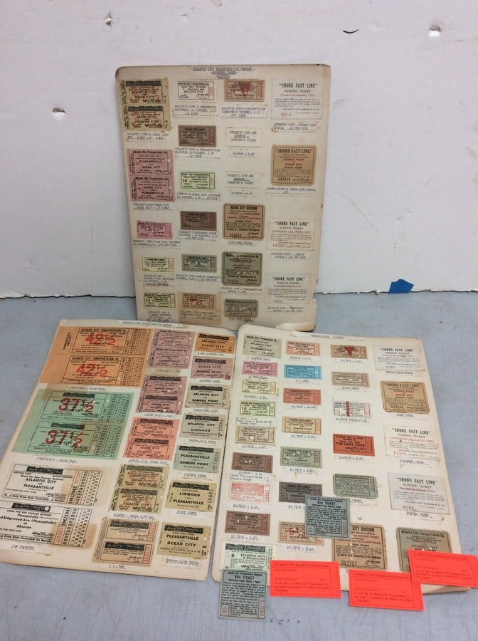 Vintage fare tickets: Vintage fare tickets
