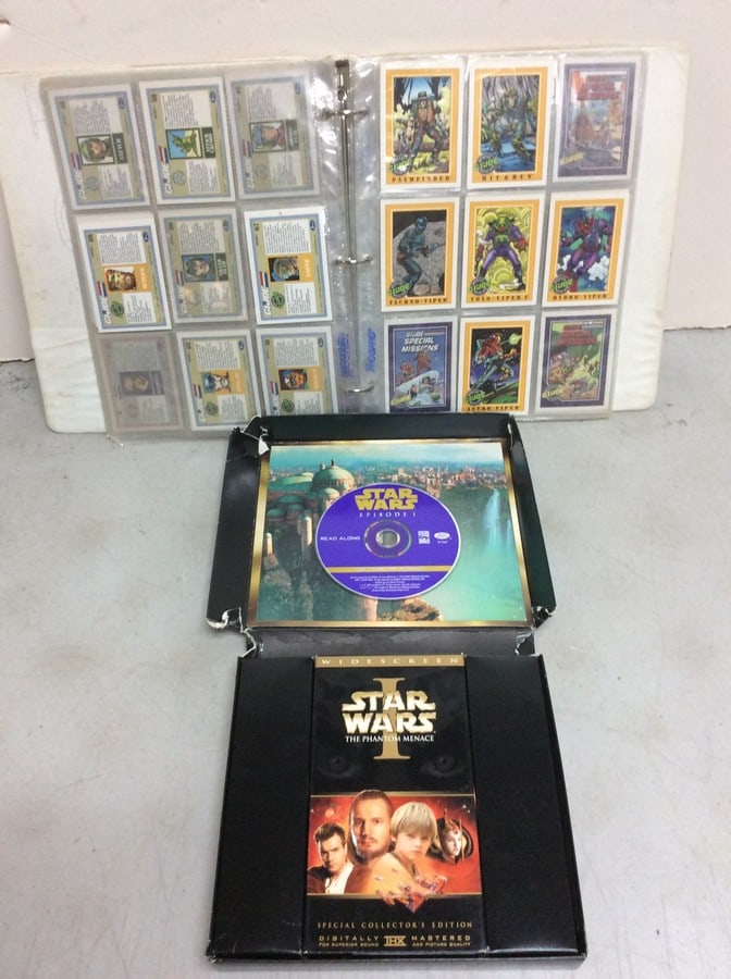 Star Wars digitally mastered special collector's edition set and G.I. Joe collectible cards (1 of 1)