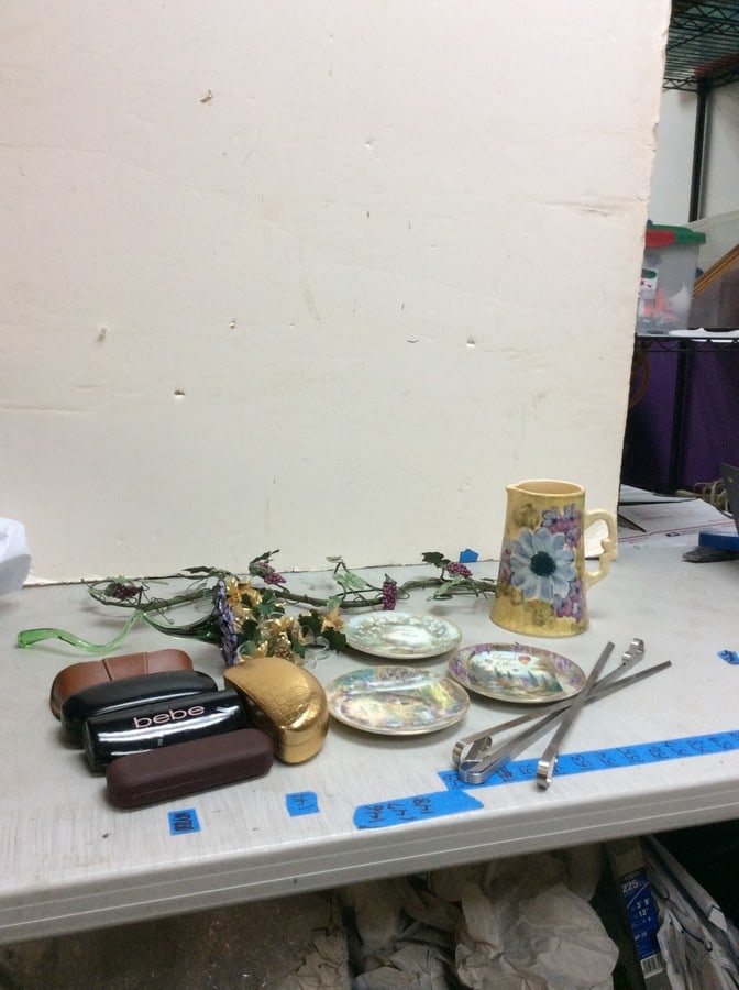 ARTE ITALICA water pitcher 8in tallest, hand blown glass flower, LENA LIA'S CELEBRATION OF LIFE (1 of 1)