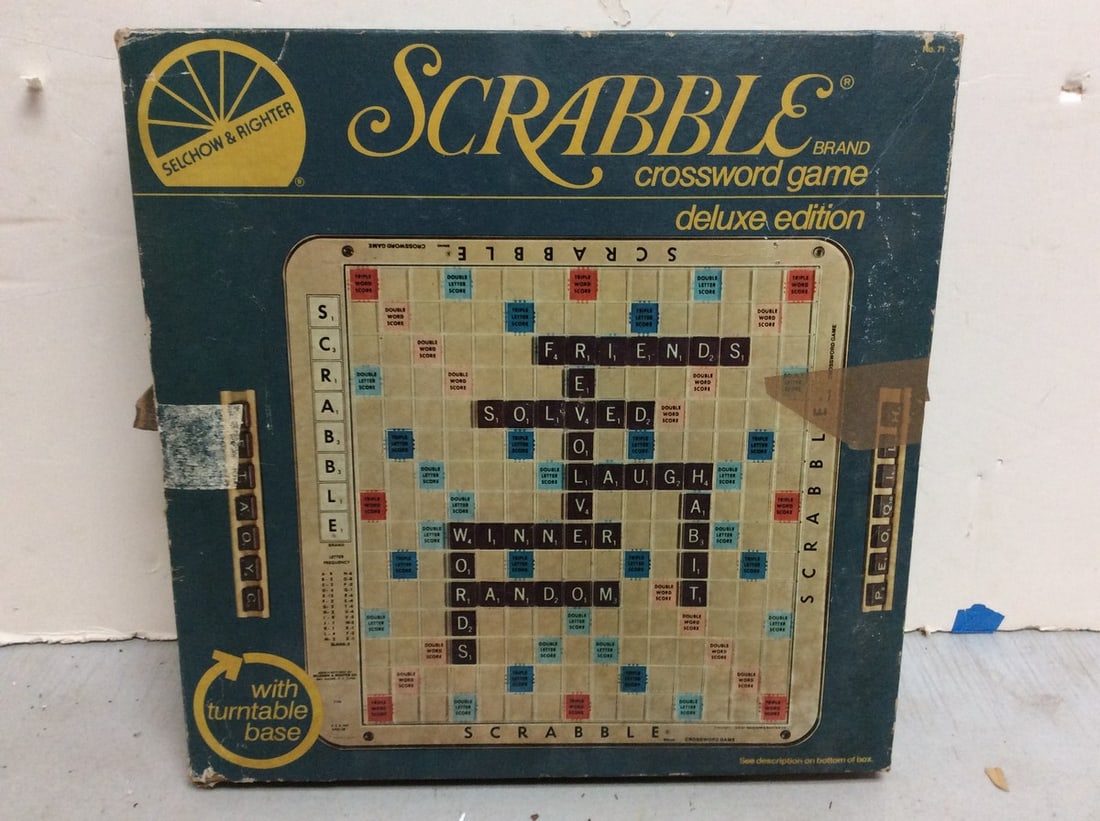 Vintage Scrabble Crossword Game Deluxe Edition (1 of 1)