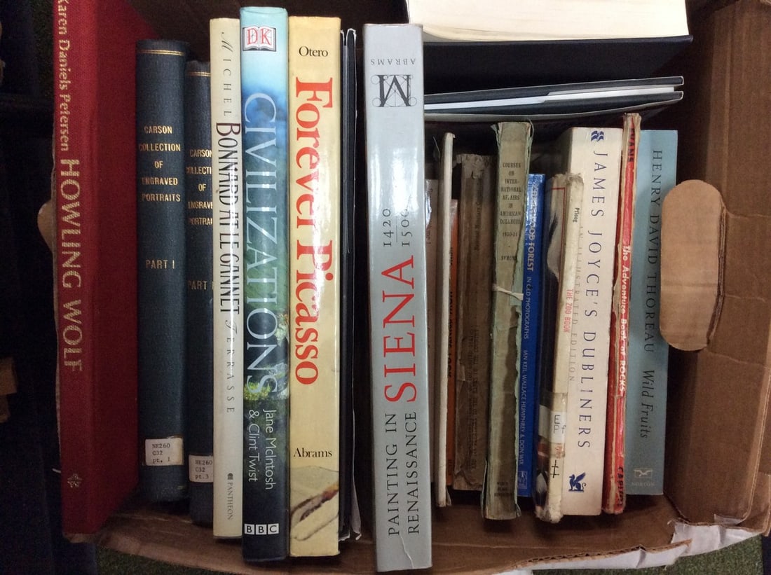 Various Books (Forever Picasso, James, Joyces Dubliners, Howling Wolf and more) (1 of 1)