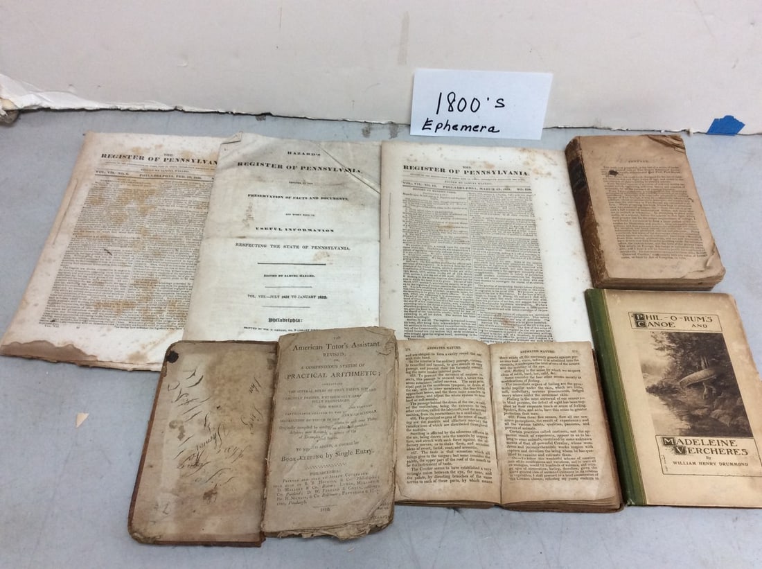 1800's ephemera: 1800's ephemera
