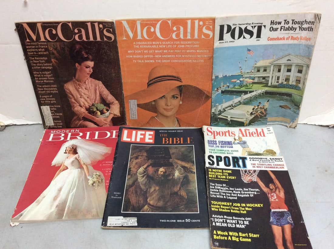Vintage magazines(McCall's, Post, Modern Bride, and more): Vintage magazines(McCall's, Post, Modern Bride, and more)