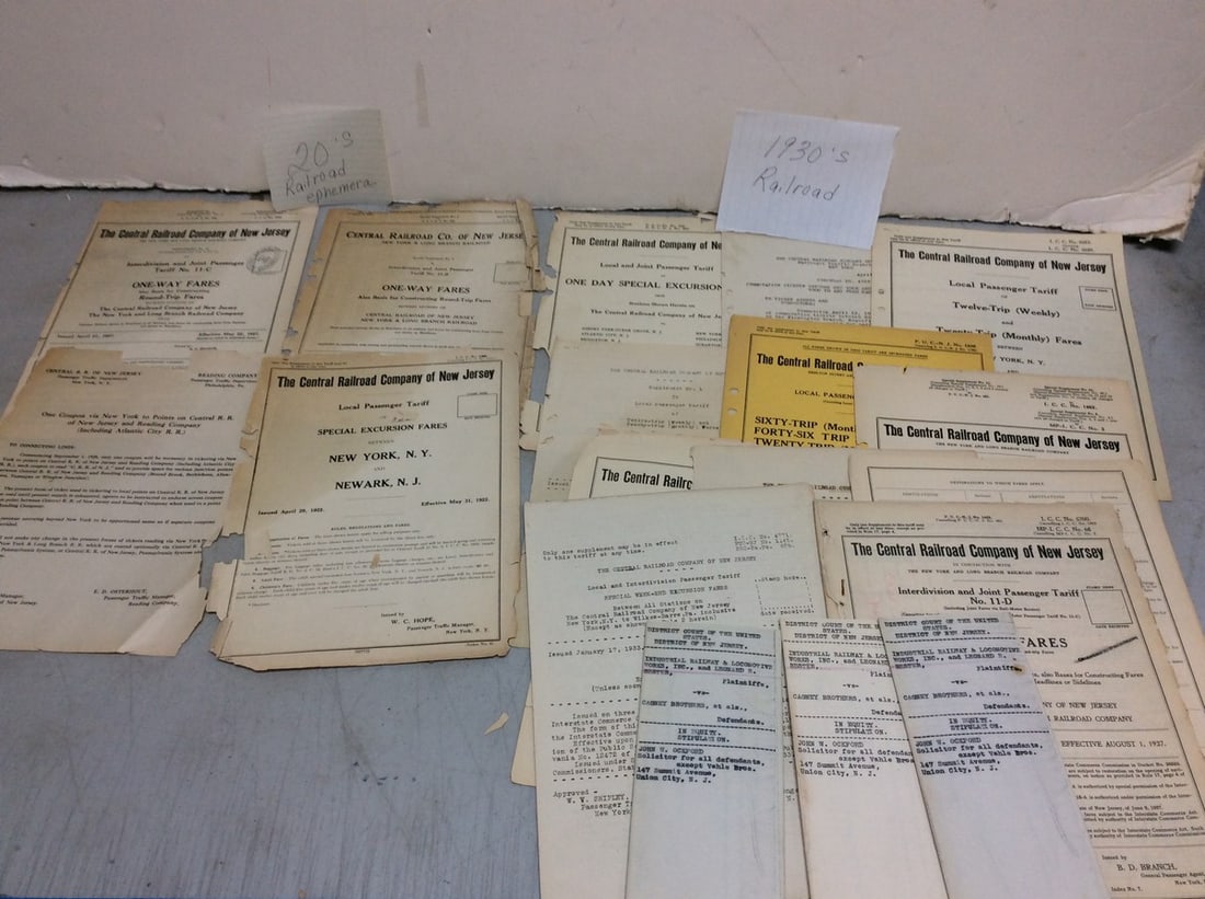 1920's and 1930's railroad pamphlets: 1920's and 1930's railroad pamphlets