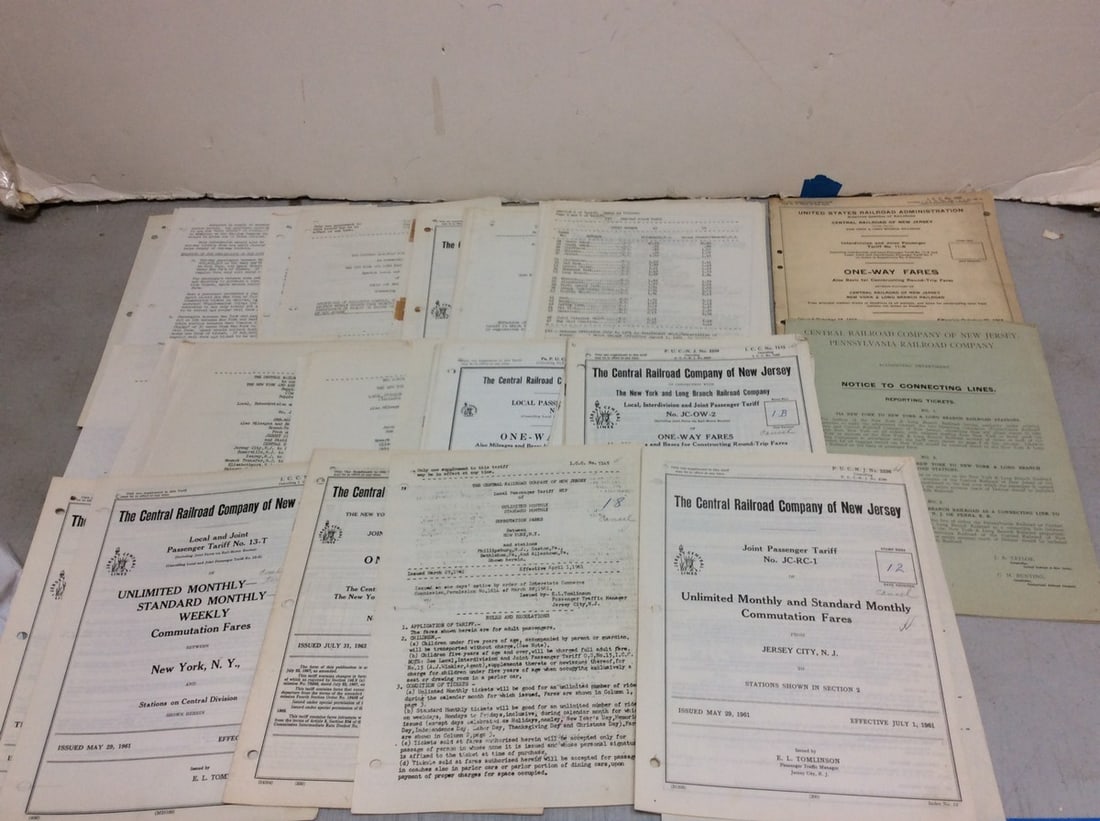 1960's railroad ephemera: 1960's railroad ephemera