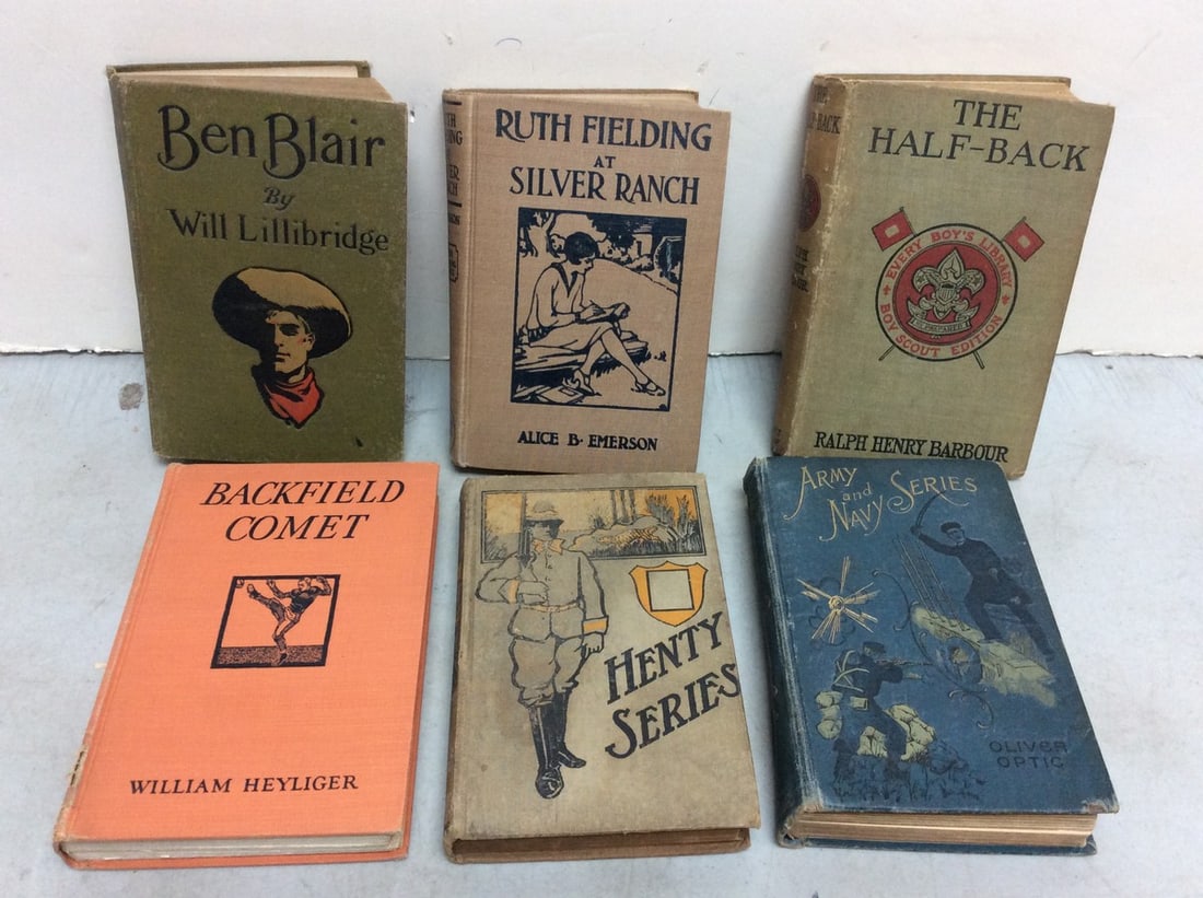 Vintage books(Ben Blair, The Half-Back, Henty Series, and more): Vintage books(Ben Blair, The Half-Back, Henty Series, and more)