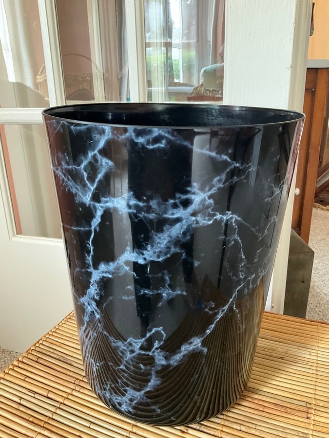 Marble design trash can(13.5in.tall): Marble design trash can(13.5in.tall)
