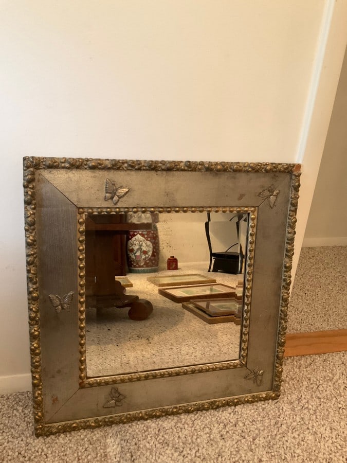 Butterfly themed mirror(22in.x22in.) (1 of 1)