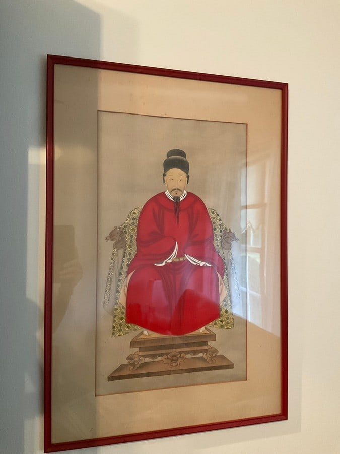 Framed oriental art print(18in.x26.5in.) (1 of 1)