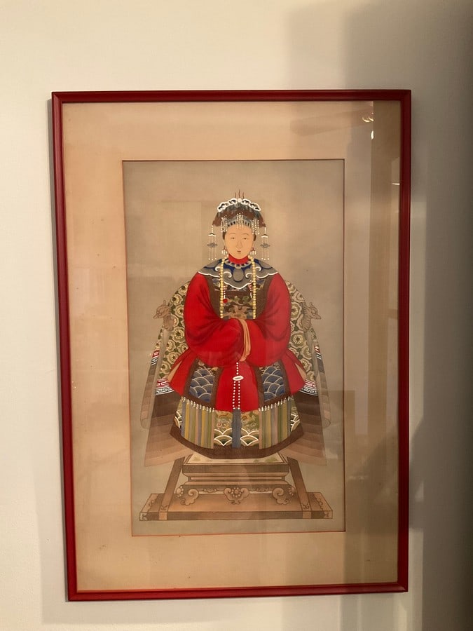 Framed oriental art print(18in.x26.5in.) (1 of 1)