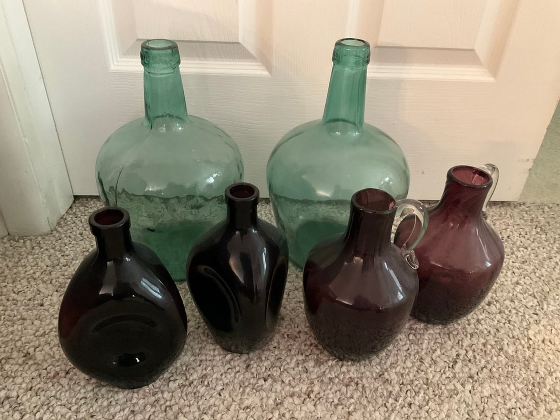 Vases and V Ayelense jugs (12.5in.tall): Vases and V Ayelense jugs (12.5in.tall)