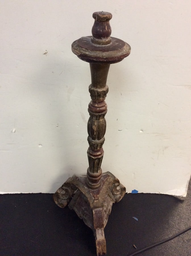 1800's wood pedestal(37in.tall): 1800's wood pedestal(37in.tall)
