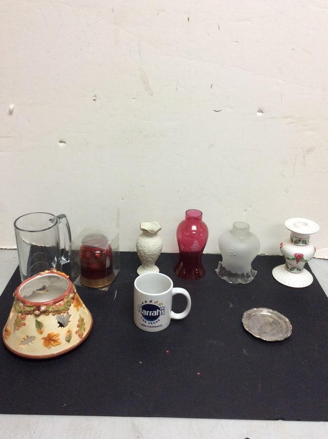 Lantern covers, candle holders, mugs (harrahs) and more: Lantern covers, candle holders, mugs (harrahs) and more