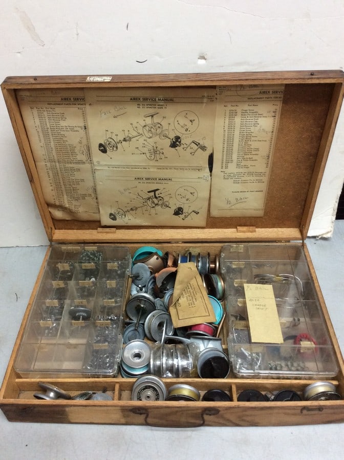 lot of reel line spools and parts and more (1 of 1)