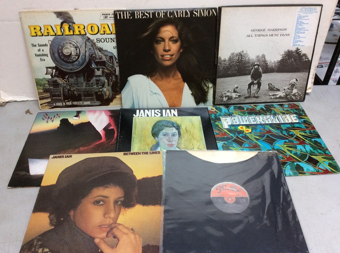 Vintage records(The Best of Carly Simon, Powerslide, George Harrison, and more): Vintage records(The Best of Carly Simon, Powerslide, George Harrison, and more)