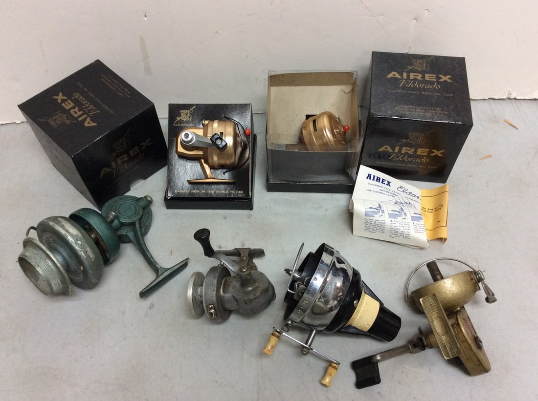 Vintage fishing reels(Airex Eldorado, Andrika, and more): Vintage fishing reels(Airex Eldorado, Andrika, and more)