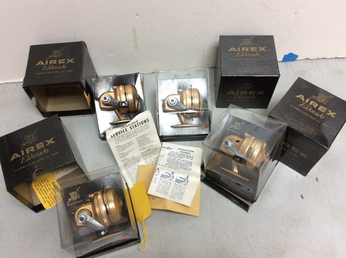 Vintage Airex Eldorado fishing reels: Vintage Airex Eldorado fishing reels