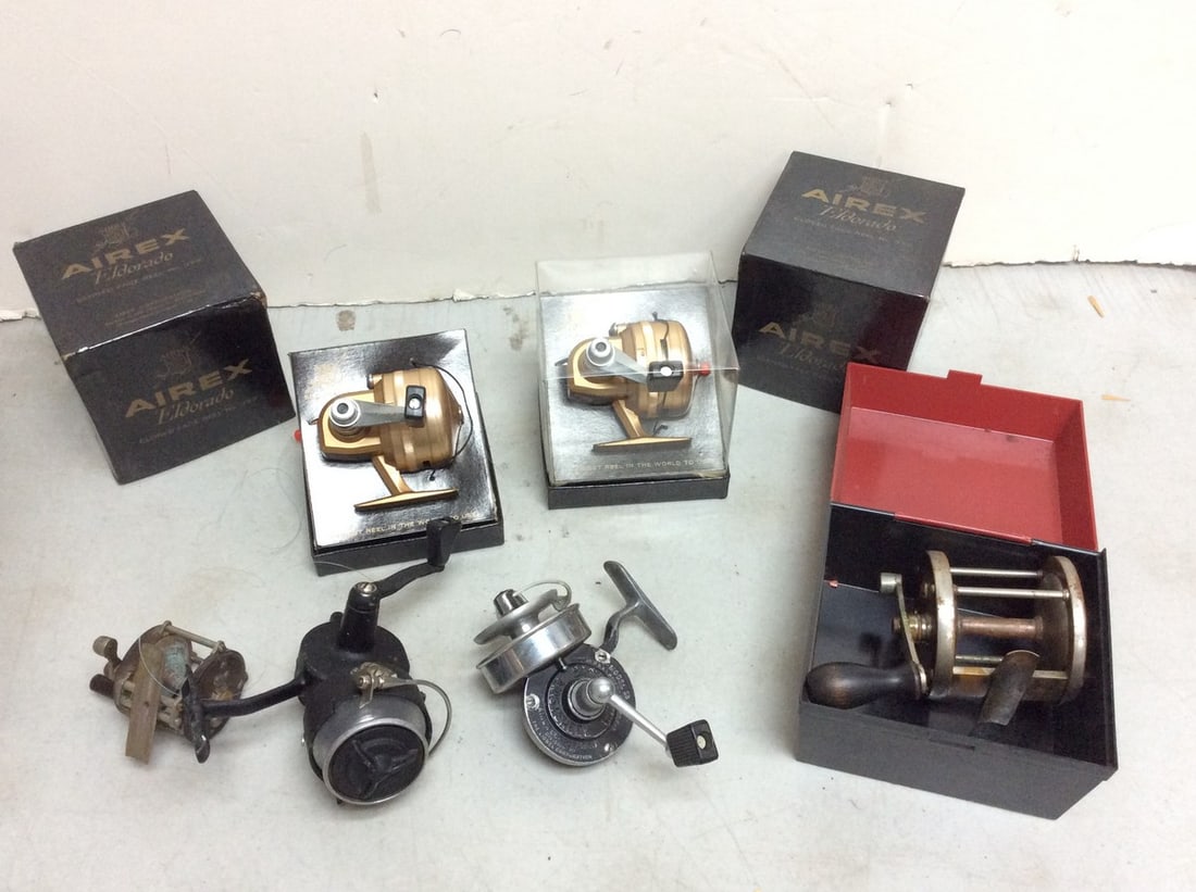 Vintage fishing reels(Airex Eldorado and more): Vintage fishing reels(Airex Eldorado and more)