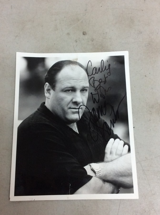 James Gandolfini signed photograph(8in.x10in.) (1 of 1)