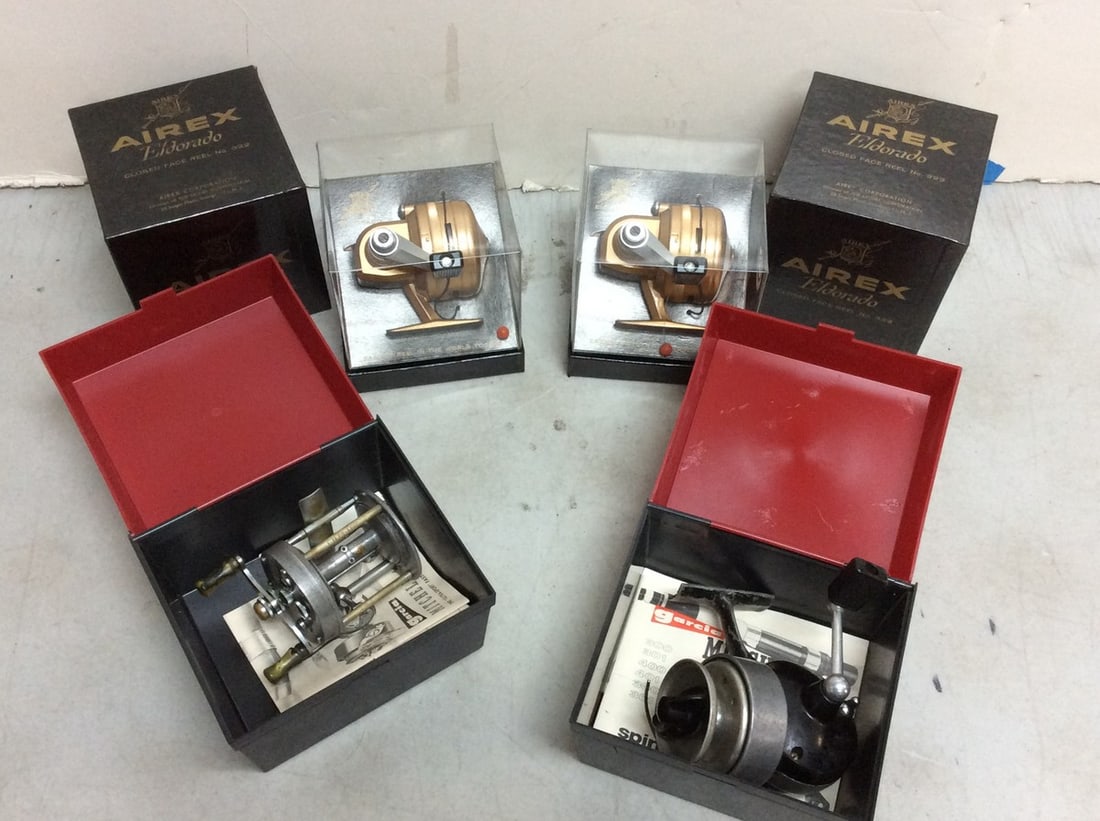 Vintage fishing reels(Airex Eldorado and more): Vintage fishing reels(Airex Eldorado and more)