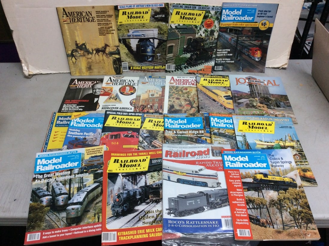 Vintage Railroad magazines(Model Railroader, Model Railroad News, and more) (1 of 1)