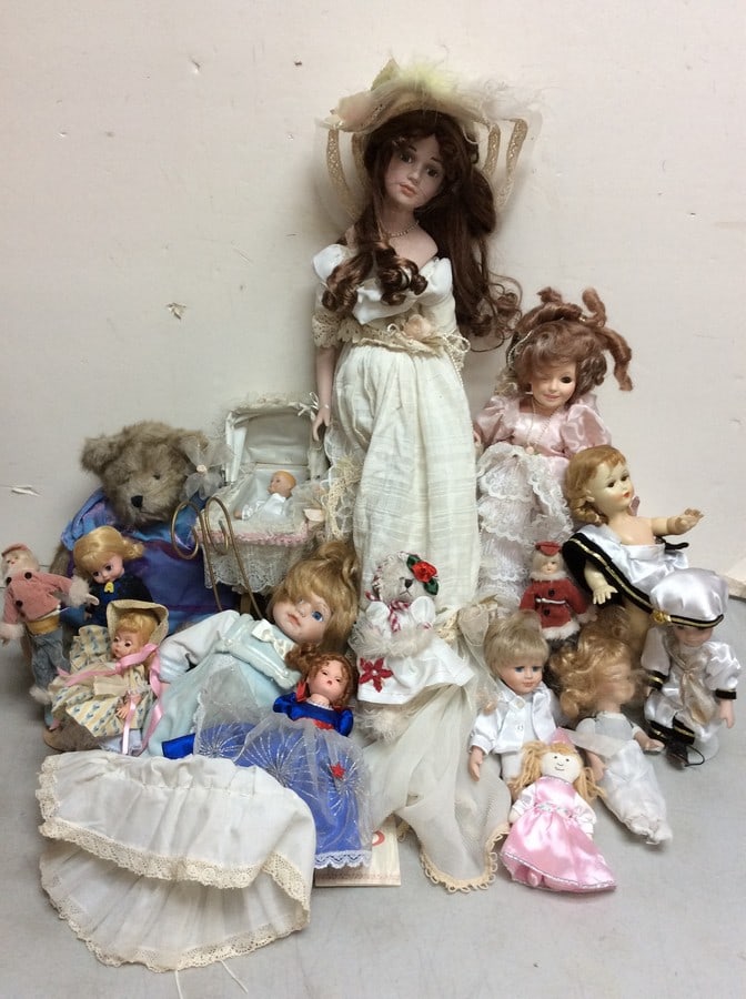 Vintage dolls(A Royal Doll, Chatelaine, and more-15in.tallest) (1 of 1)