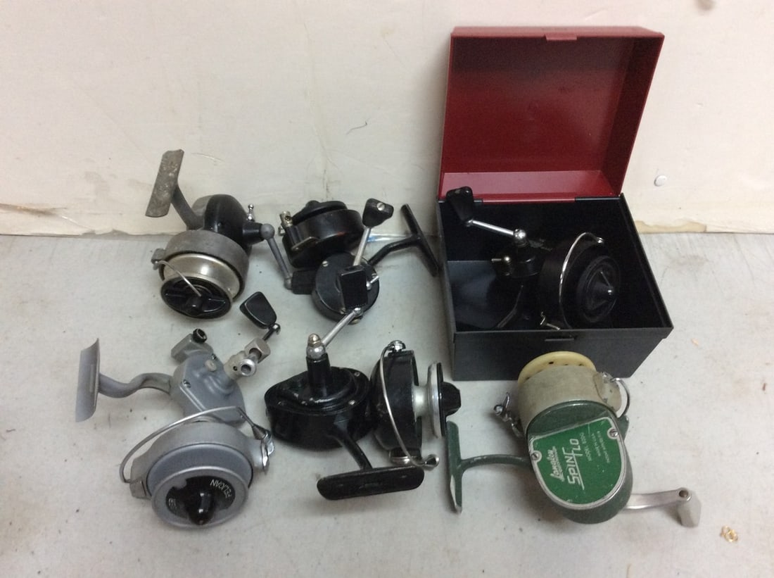 Vintage Fishing Reels (Mitchell, Larchmoni, etc): Vintage Fishing Reels (Mitchell, Larchmoni, etc)